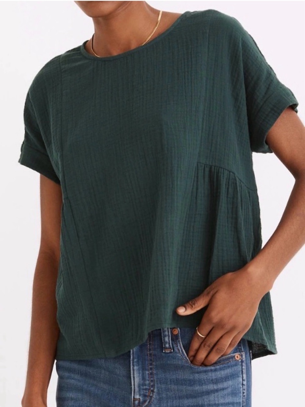 Madewell Gauzy Cotton Blouse